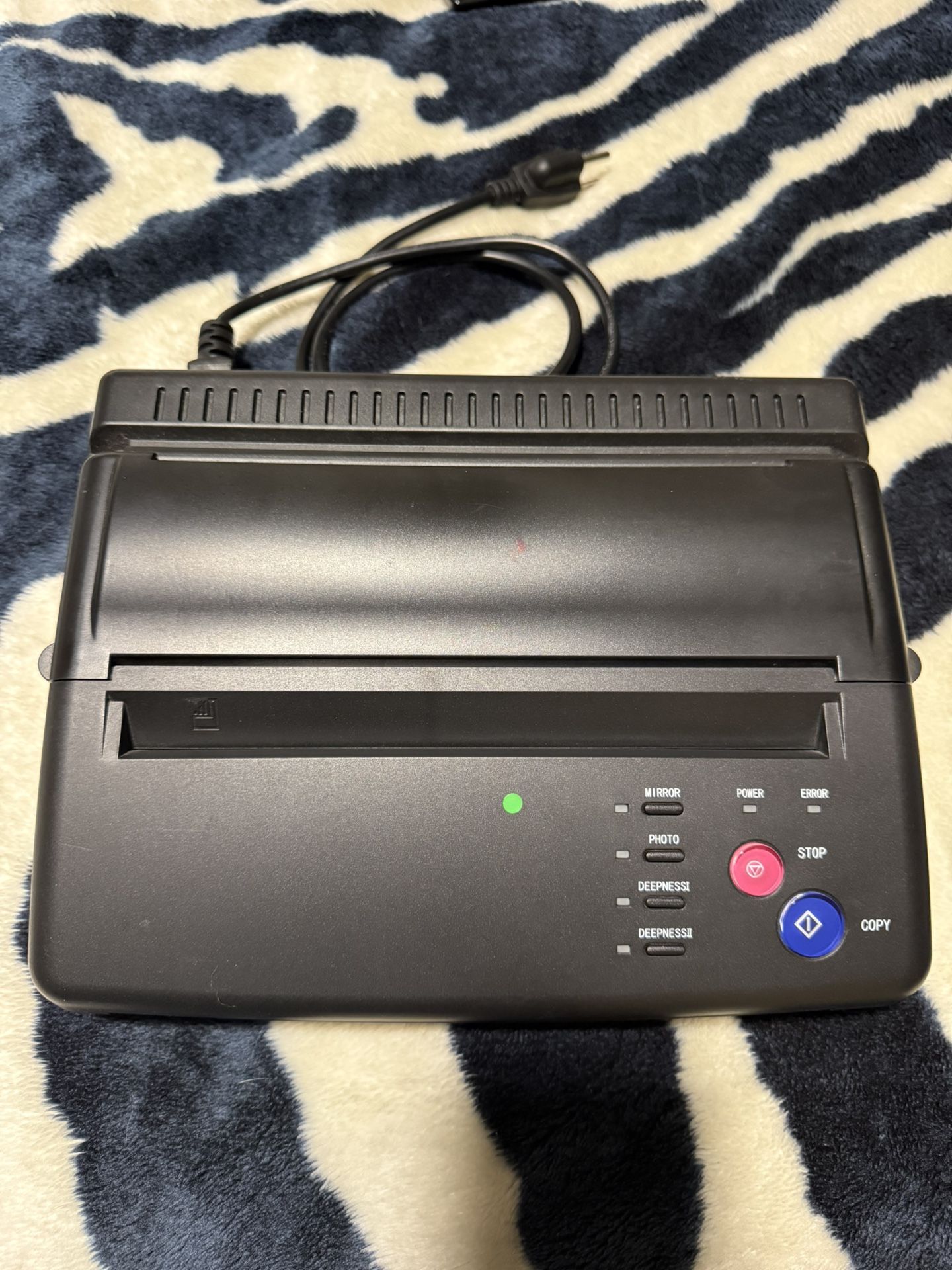 Thermal Printer Tattoo Stencils