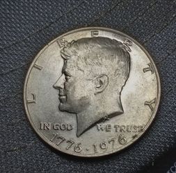 Kennedy half dollar bicentennial error coin