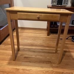 Solid Wood Mini Desk / Console Table – $30 