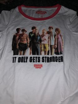 Stranger things t shirt extra small