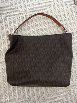 Michael Kors Fulton Medium Slouchy Shoulder Bag Brown