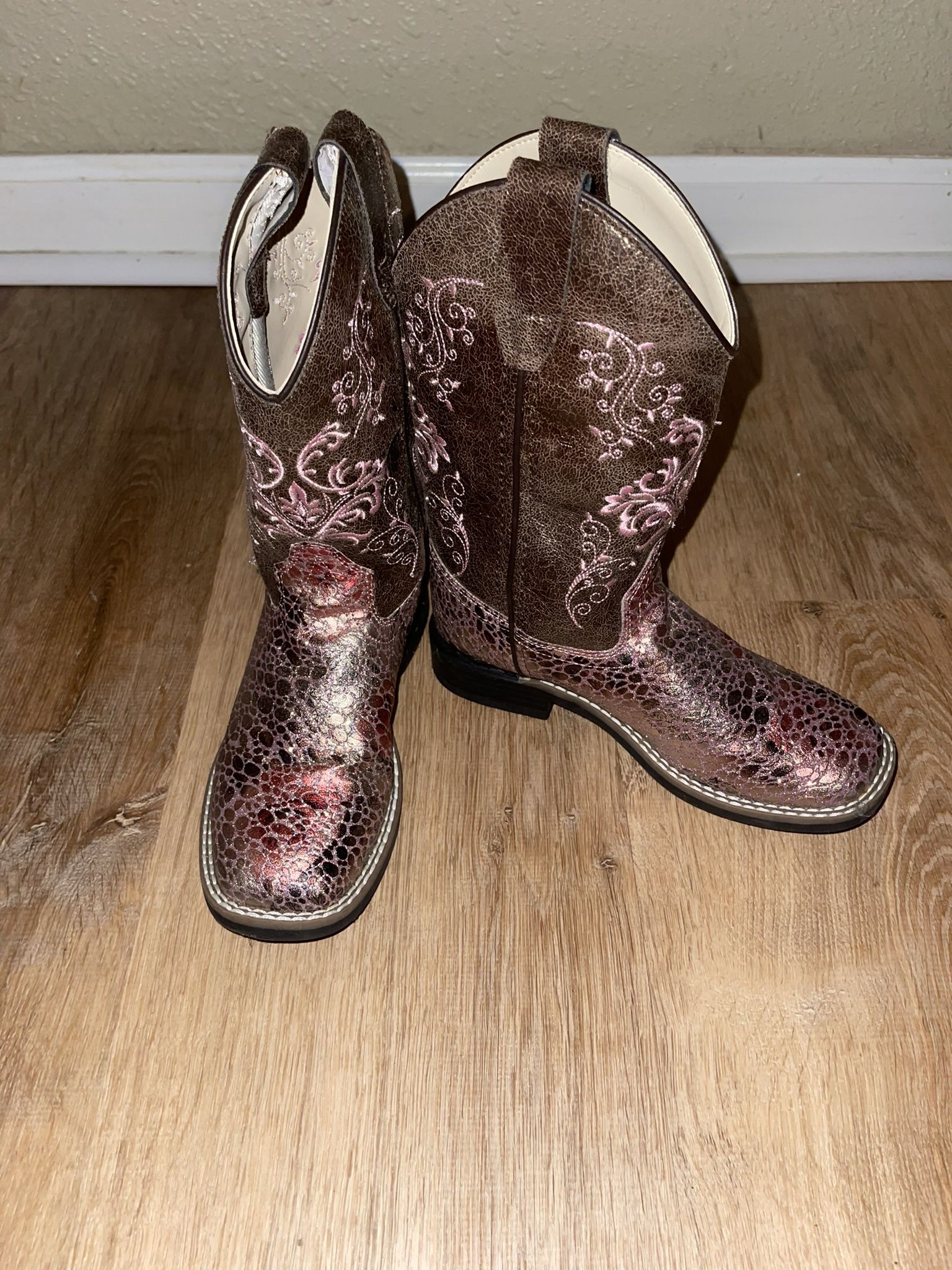 Rose Little girl Cowboy Boots
