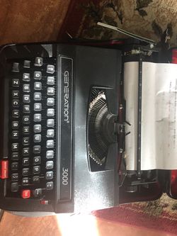 Vintage Written Machine. New Antique