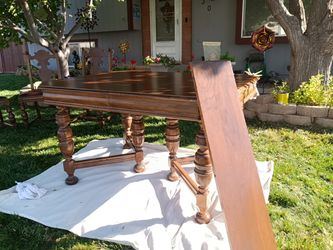 Antique Table And Chairs 