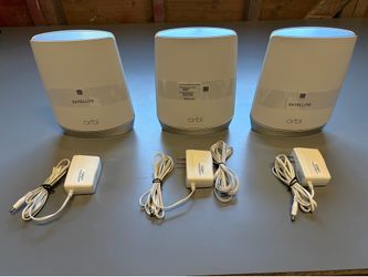 NETGEAR - Orbi 750 Router and 2 Satellites Tri-Band Mesh Wi-Fi 6 System