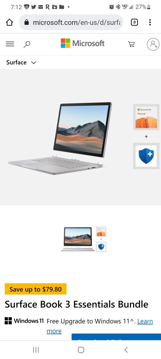Microsoft Surface Book 3
