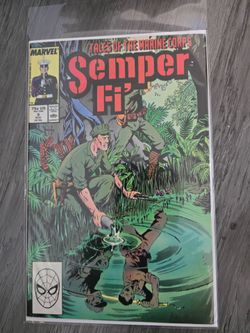Marvel Semper Fi #9  and The Nam #12 Comic Book Lot