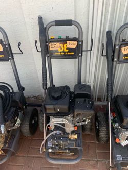 BE pressurr washer 3400Psi 2.5 GPM(gal per minute )