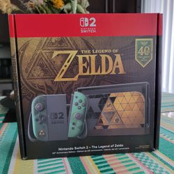 Nintendo Switch 2 Zelda 40th Anniversary Edition Console