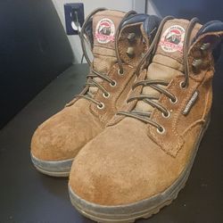 50 $ Red Wings Steel Toe Boots Waterproof