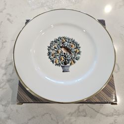 Twelve Days of Christmas-Set of 4 Dessert Plates