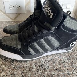 Adidas 9tis Mens Shoes Size 10 Black Gray  Rare