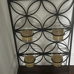 Metal Wall Candle Holder 