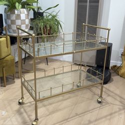 Gold Bar / Serving Cart