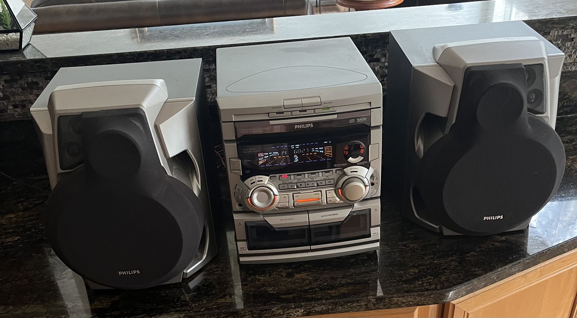 Vintage Rare Philips Stereo System