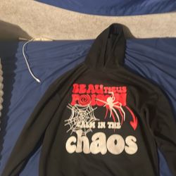 Spider Hoodie Black  $20 