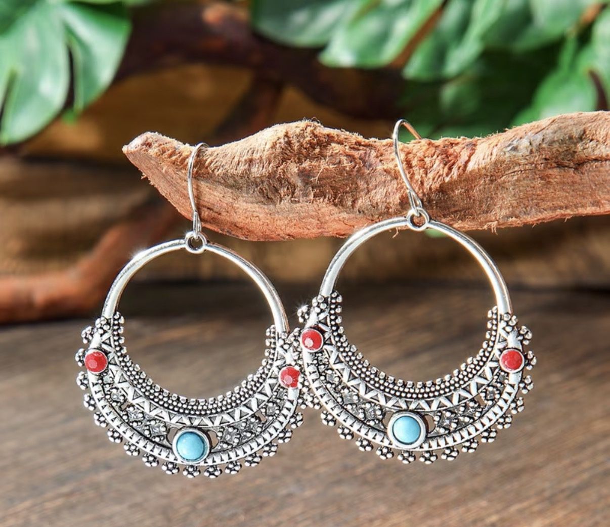 Beautiful Round Ethnic Earrings