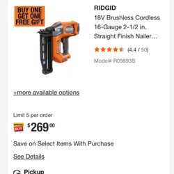Nail Gun tools Rigid 