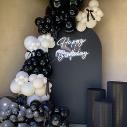 Balloons & Backdrop