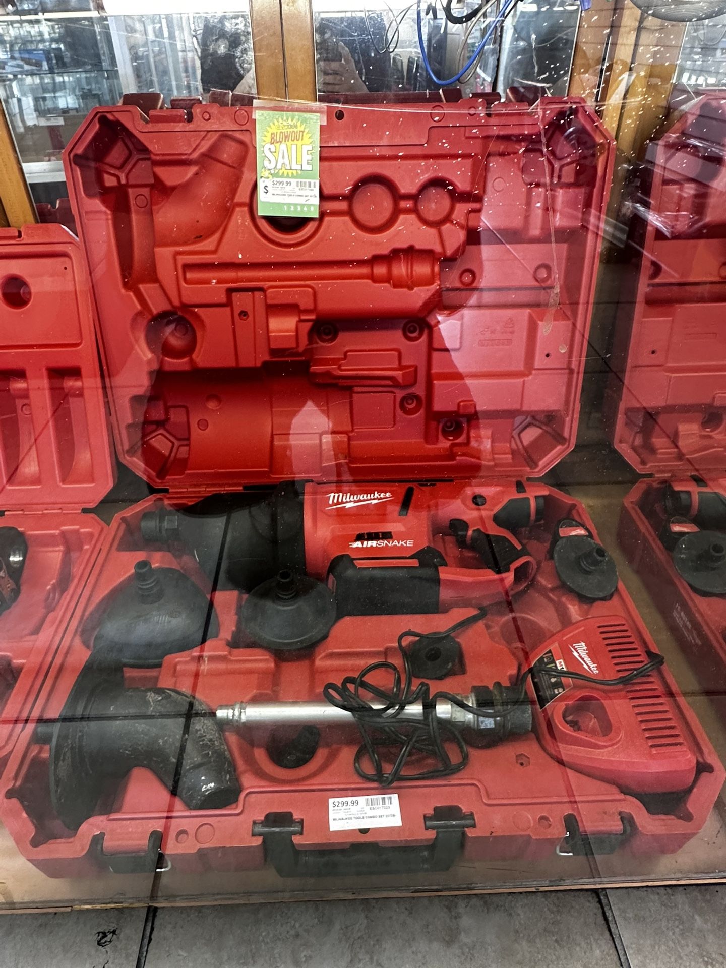 Milwaukee Combo Set Drain Cleaning Air Gun Set
