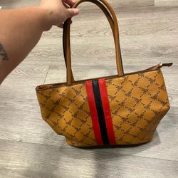 Brown women’s handbag