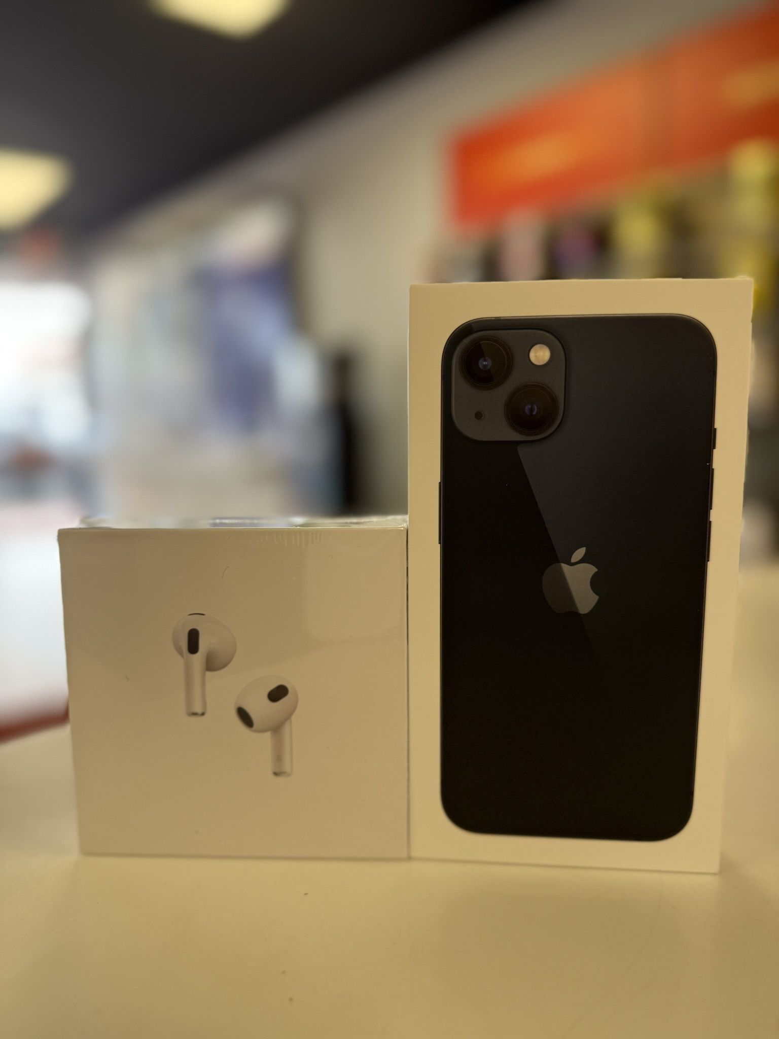Iphone 13 brand new sealed pack With Airpods