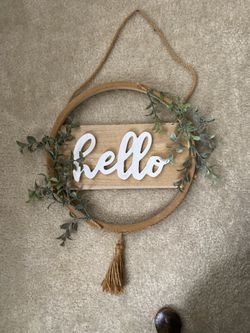 Hello Door Hanger
