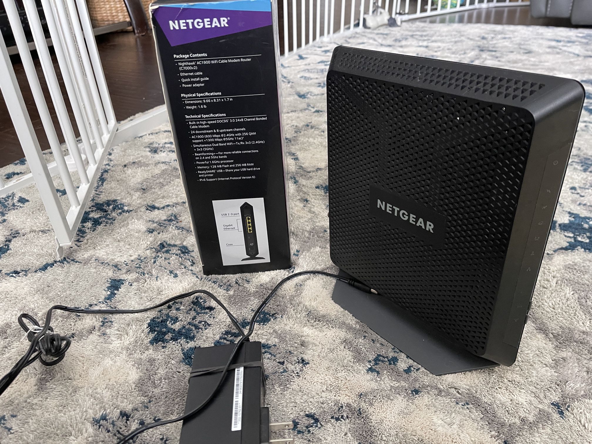 Nighthawk AC1900 Wifi Cable Modem Router