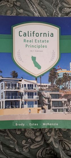California Real Estate Principles 10.1 edition