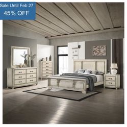 Queen Size Bedroom Set New 
