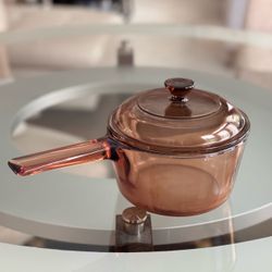 Pyrex - Glass Cooking Pot - Top Range Stove Safe