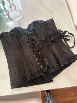 Black corset top