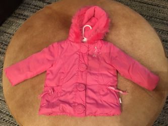 24month pink coat