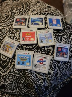 9 Nintendo 3ds Games for 45.00 view photos  selling as a lot
