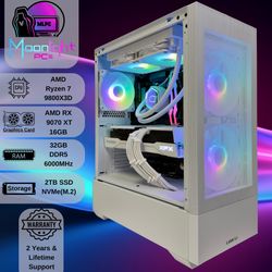 Ryzen 7 9800X3D / RX 9070 XT - Gaming RGB & Streaming PC “White Eclipse SE1”