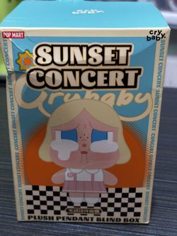 PopMart | Sunset Concert | Crybaby | Plush Pendant Blind Box | Sealed