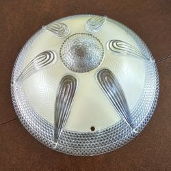 Vintage Antique Glass Ceiling Or Hanging Lamp Shade