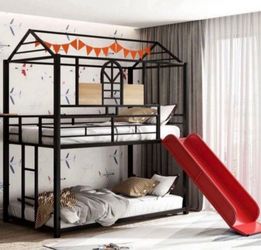 Twin Bunkbed Frame w/ Slide (Pick-up
Only)