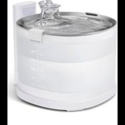 Cheerble Pumpless Cat Water Fountain, Wireless Pet Fountain Battery Operated, 2L/67oz E1+ Automatic