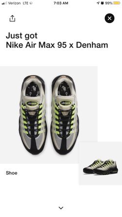 Nike air max 95 x denham size 12.5