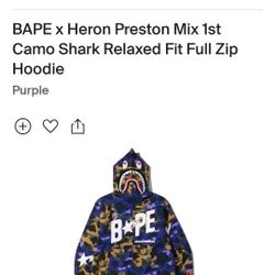 Bape Heron Preston Hoodie