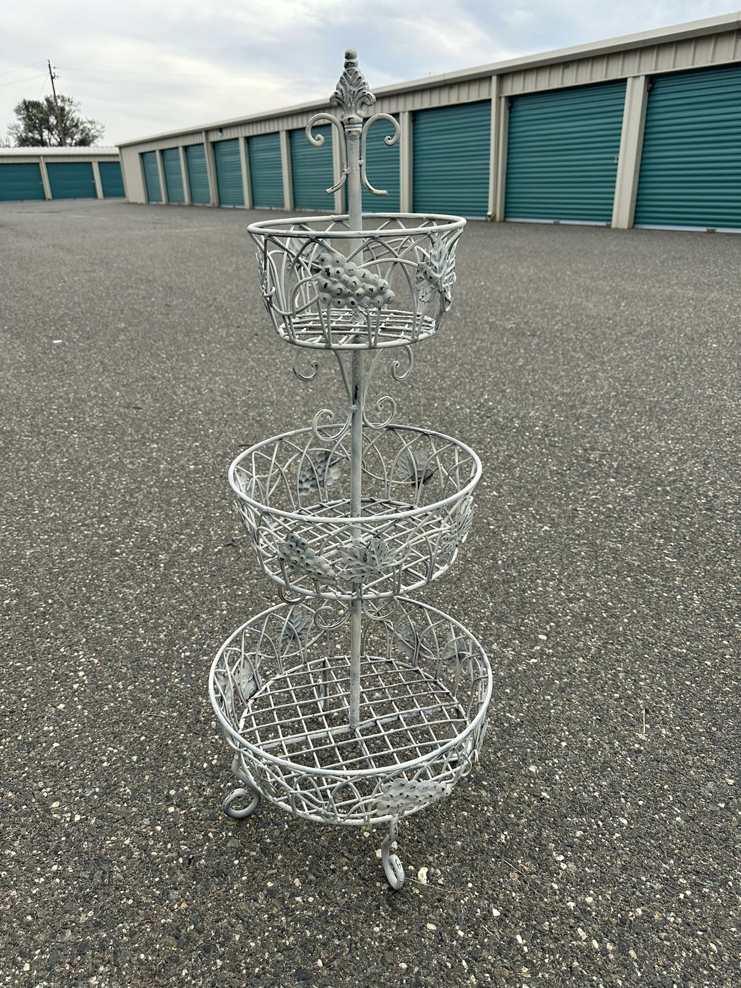 3 Tier Wrought Iron Stand