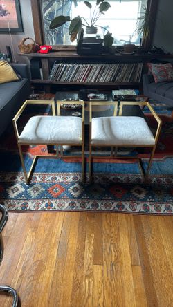 Two Excellent Condition West Elm Chairs