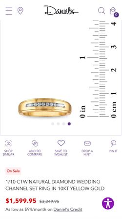 10k gold diamond ring (0.10 CT)