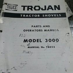 Trojan 3000 Tractor Manual 