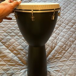 Remo Advent Djembe 10 x 20 in. Black Drum