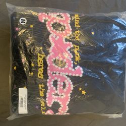 Sp5der P*nk Hoodie ‘Black’