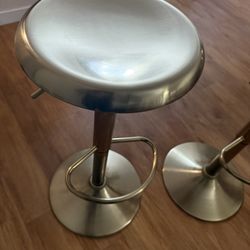 Gold bar stools