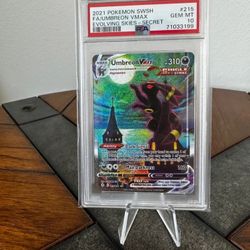 PSA 10 Pokemon Umbreon VMAX Alternate Art Secret