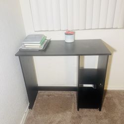 Black desk